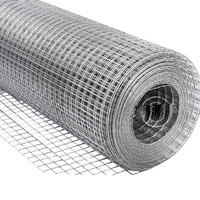Grillage soudé en acier galvanisé à chaud, fil de 1,5 mm à 5,0 mm pour clôture de poulailler, jardin et protection