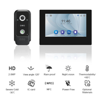 Système d'interphone vidéo à 2 fils pour appartements avec interphone audio WiFi et caméra de sécurité EZVIZ intégrée aux téléphones de porte