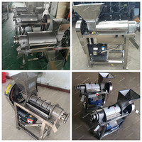 Machine à jus de fruits et légumes industrielle et commerciale, extracteur de jus de citron, gingembre, agrumes et orange en acier inoxydable