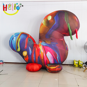 Couleur LED éclairage <span class=keywords><strong>alice</strong></span> au <span class=keywords><strong>pays</strong></span> <span class=keywords><strong>des</strong></span> <span class=keywords><strong>merveilles</strong></span> thème événement scène chenille gonflable - Product Image 2