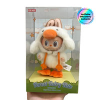 Authentique POP MART the MONSTERS Labubu Forest Fairy Tale Series Figurine en vinyle et peluche Canard exquis, Porte-clés en peluche
