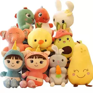 Wholesale Large-sized Unisex Plush Toys 25cm Cotton Polyester Dolls For Vending Machines PP Filling Material