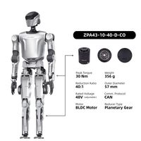 ZBDynamiX Untersetzungsverhältnis 40:1 Hochdrehmoment-Gleichstrommotor 48V Roboter-Gelenkantriebsmodul Encoder für KI-Humanoid-Serviceroboter OEM