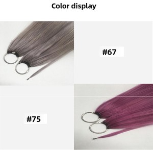 Extensiones de Cabello con Plumas de Colores 10A, Se Pueden Permanecer, Cobertura Total, Tinte para Cabello con Efecto de Mechas - Product Image 5