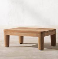 Table basse en racine de teck imperméable et unique, mobilier d'extérieur