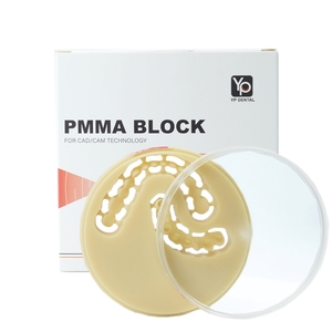 PMMA Dental de 98 mm de Tamaño Abierto, <span class=keywords><strong>Precio</strong></span> de Fábrica, <span class=keywords><strong>Monocapa</strong></span> y Multicapa, Transparente, Flexible, Polimetilmetacrilato para Laboratorio Dental - Product Image 1