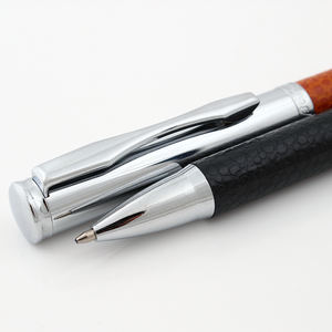 ปากกาโรลเลอร์บอลหนังธุรกิจสุดหรู ปากกาลูกลื่นโลหะสแตนเลส - Product Image 4