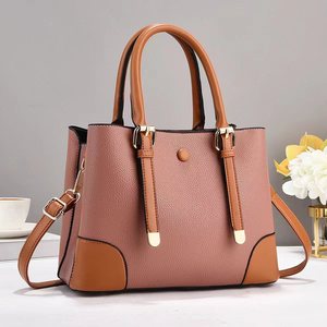 Bolso Tote Casual para Mujer con Correa Extraíble, Cuero de Microfibra Saffiano, Estilo Clásico, Cierre de Solapa, Bolso de Mano Duradero para Uso Diario - Product Image 6