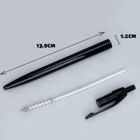 Bolígrafo de Clic de 16 Colores en Oferta, Bolígrafos de Plástico para Firmas Comerciales a Precio Económico, Bolígrafos Decorativos