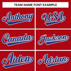 Custom Varsity Jacket Men Women Youth Red Blue Personalized Stitched <b>Name</b> Number College Baseball Letterman Bomber Coat - Product Image 4