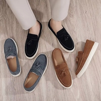 Chaussures décontractées pour hommes, antidérapantes, légères, à semelle souple, respirantes et confortables, couleur unie, chaussures de course à enfiler pour hommes