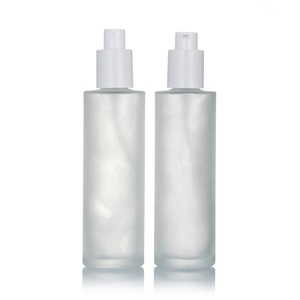 Frosted <strong>Empty</strong> Fine Mist <strong>Spray</strong> <strong>Bottle</strong> 30ml 50ml 60ml 100ml 120ml Skin Care Glass Pump <strong>Bottle</strong> With Gold Silver White Black Lid - Product Image 6