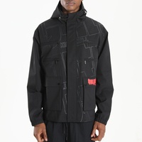 CrazyMaker nouvelle mode hommes automne hiver coupe-vent imperméable respirant à manches longues veste d'extérieur