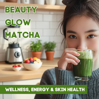 Capsules de Matcha OEM Reishi Collagen Latte, Matcha de qualité cérémonielle 5A, favorisent la santé de la peau, des cheveux et des ongles.