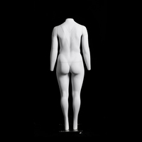 Mannequin fantôme féminin invisible grande taille GH14 pour photographie de vêtements 3D grande taille, sections amovibles, mannequin fantôme inclus