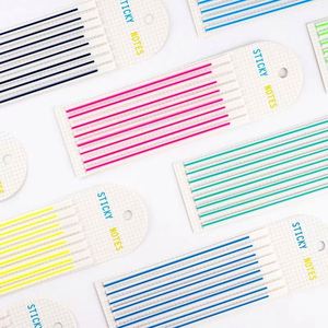 Colorful Striped Sticky Notes Index Flags Memo <b>Pads</b> Office School High Quality Self-Adhesive Marking Stickers Organizing - Product Image 6