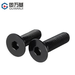 Tornillos de Cabeza Plana Hexagonal de Acero Inoxidable 304 Guwanji, Tornillos de Máquina Avellanados M2 M16, Fijaciones M3 M4 - Product Image 3