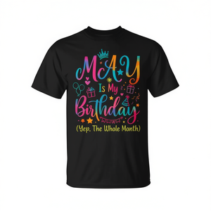 Camiseta con estampado tie-dye para el mes de mayo, el mes de mi cumpleaños - Product Image 2