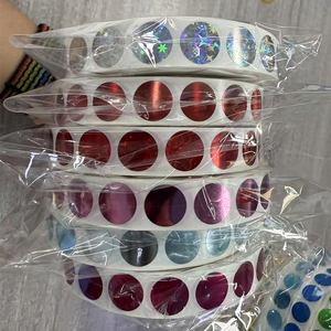 Hình ba chiều Scratch Off Nhãn dán nhãn cuộn-chất lượng cao, tùy chỉnh cho bao bì/quà tặng, số lượng lớn bán buôn, Holographic thiết kế - Product Image 5