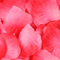 Pétales de rose rouges artificiels SuperZ en gros pour la décoration de mariage, de la Saint-Valentin et d'Halloween