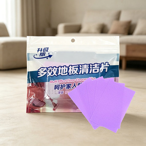 Multi Effect Floor Cleaner Sheets Disposable Purple 30 Tablets For Tile And Hard Floors - Product Image 1