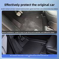 Tapis de sol TPE double couche 11 pièces avec couverture amovible Jeanswest pour Tesla New Upgrade Model 3
