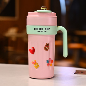 Botella DE AGUA DE ACERO INOXIDABLE LED de doble pared de 650ml, recordatorio, taza clásica para el vientre para uso diario, inteligente para bebidas calientes - Product Image 4