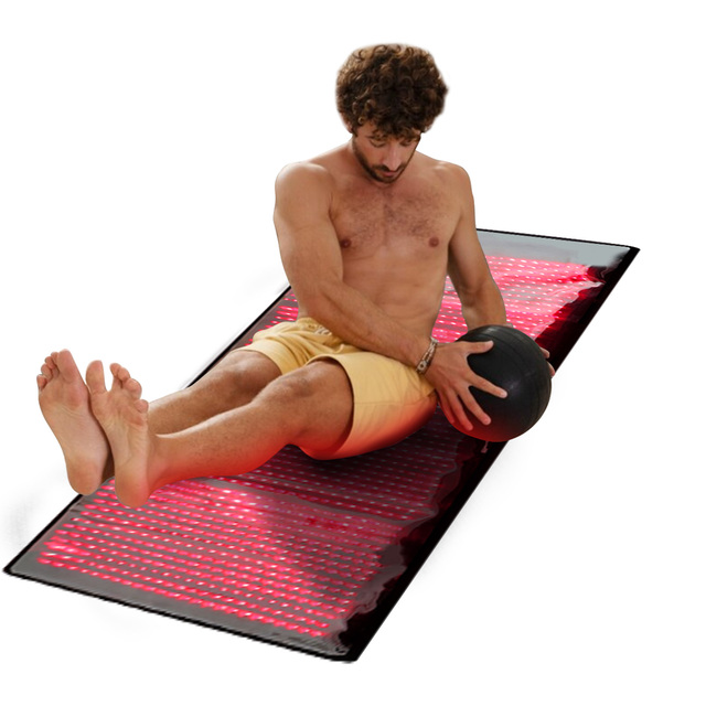 Free Customised Logos Red Light Therapy Infrared Sauna Dual-Wavelength 660nm/850nm Infrared Yoga Mat Blanket