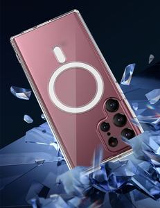 Funda Protectora Transparente con Carga Inalámbrica Magnética para Samsung Galaxy S23 Plus S22 S25 Ultra - Product Image 6