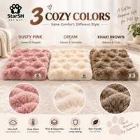 Lit pour chien en fausse fourrure de lapin de luxe, tapis pour animaux de compagnie doux et chaud, lavable, coussin épais en éponge, lit pour chat pour chiens de petite, moyenne et grande taille, OEM
