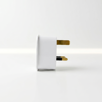 Adaptor Perjalanan Universal AC Adapter Bisnis & Rekreasi Seluruh Dunia ke Colokan UK dengan Bahan PC untuk Laptop, Ponsel & LED