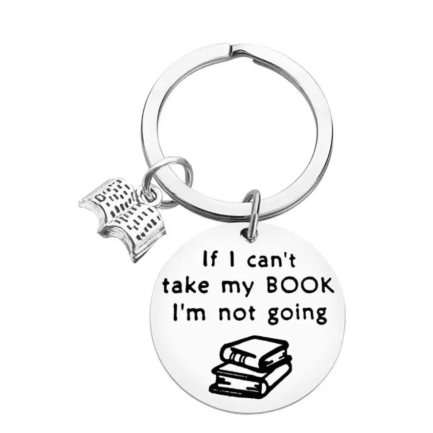 Kitap sevgilisi hediye Bookworm anahtarlık eğer benim kitap anahtarlık okuyucu yazar take Librarian hediye mini kitap anahtarlık