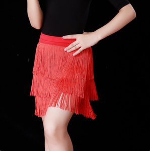 Vestido de Baile Latino para Niñas, Falda con Flecos, Ropa de Baile Regular, Vestidos con Borlas para Niñas - Product Image 3