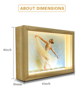 Cornice Fotografica a Specchio <span class=keywords><strong>Magico</strong></span> 3D LED Personalizzabile con Materiali MDF/XPS/PVC Opzioni di Stampa a 5/6 Colori - Product Image 4