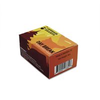Boîte d'emballage rigide en carton épais 18pt personnalisée, gaufrage, pelliculage mat, matériaux recyclés, boîte en carton de taille personnalisée pour