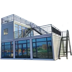 container house with toilet and shower 3 bedroom of new materials good price office container house