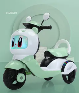 Sepeda motor listrik anak-anak, sepeda motor bisa berkendara sepeda roda tiga baterai besar kereta anak