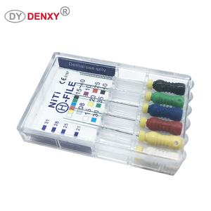 Denxy Limes endodontiques dentaires Utilisation manuelle Fichiers K <span class=keywords><strong>Niti</strong></span> Carré H Fichiers manuels Taille 10 6 pièces/par boîte Utilisation manuelle - Product Image 3