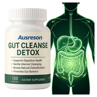 Capsules Détoxifiantes Naturelles pour le Nettoyage du Côlon, Amincissantes, Renforçant l'Immunité, Soutenant la Digestion, Complément Herbal pour la Santé Intestinale des Adultes