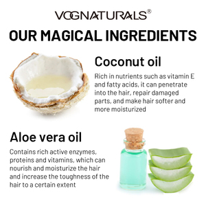 Sérum à l'huile essentielle d'aloe vera et de noix de coco pour des cheveux soyeux et sans frisottis pour une apparence saine, apaisant et réparant les pointes de cheveux OEM ODM - Product Image 2