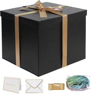 Caja de Regalo Cuadrada Grande de Cartón <span class=keywords><strong>para</strong></span> <span class=keywords><strong>Cumpleaños</strong></span>, San Valentín, Día de la Madre, Navidad, Aniversarios - Product Image 1