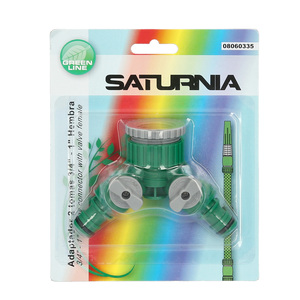 Adattatore per Tubo in Plastica 3/4" - 1" Femmina con 2 Uscite, Confezione Blister - Product Image 5