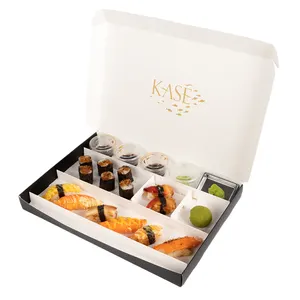 LOKYO Großhandel Pappe Papier behälter Lebensmittel verpackung Einweg benutzer definierte Logo Sushi zum Mitnehmen Togo Box