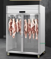 Nouveau congélateur commercial à viande suspendue en acier inoxydable 2026 et vitrine réfrigérée commerciale pour la conservation de la viande fraîche