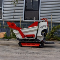 China Marke High Top Mini Track Dumper Benzin Crawler Mini Muldenkipper 500kg 1000kg Mini Ddumper