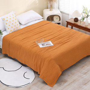 Manta de Muselina 100% Algodón Ecológica, Tejida de 6 Capas, Super Suave, Grande, para Bebé, Sábana, Dormitorio, Sofá - Product Image 4