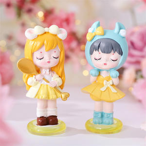 Nuevo lindo viaje chica caja ciega dibujos animados chica figura <span class=keywords><strong>mano</strong></span> hacer chica creativa decoración de escritorio adornos regalos para estudiantes - Product Image 3