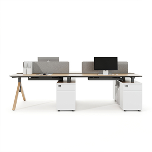 Moderno Escritorio <span class=keywords><strong>de</strong></span> <span class=keywords><strong>oficina</strong></span> modular <span class=keywords><strong>de</strong></span> 4 plazas, <span class=keywords><strong>muebles</strong></span> <span class=keywords><strong>de</strong></span> estación <span class=keywords><strong>de</strong></span> trabajo <span class=keywords><strong>de</strong></span> <span class=keywords><strong>coworking</strong></span> con espacio abierto extensible, diseño <span class=keywords><strong>de</strong></span> madera, personal <span class=keywords><strong>de</strong></span> <span class=keywords><strong>oficina</strong></span> - Product Image 6