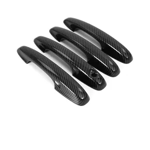 carbon fiber car door handle trim cover protect for ford focus 2019 2020 2021 2022 2023 2024 mk4 sport accessories styling