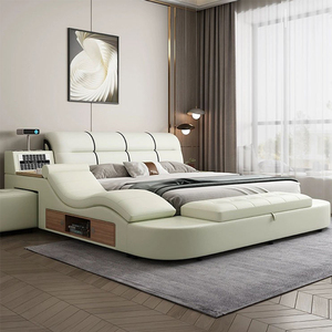 Ropa de cama de mariquita milagrosa, marco de cama individual, cuna de bebé, mesas y camas de masaje, almohadas, cama de belleza Queen moderna - Product Image 5